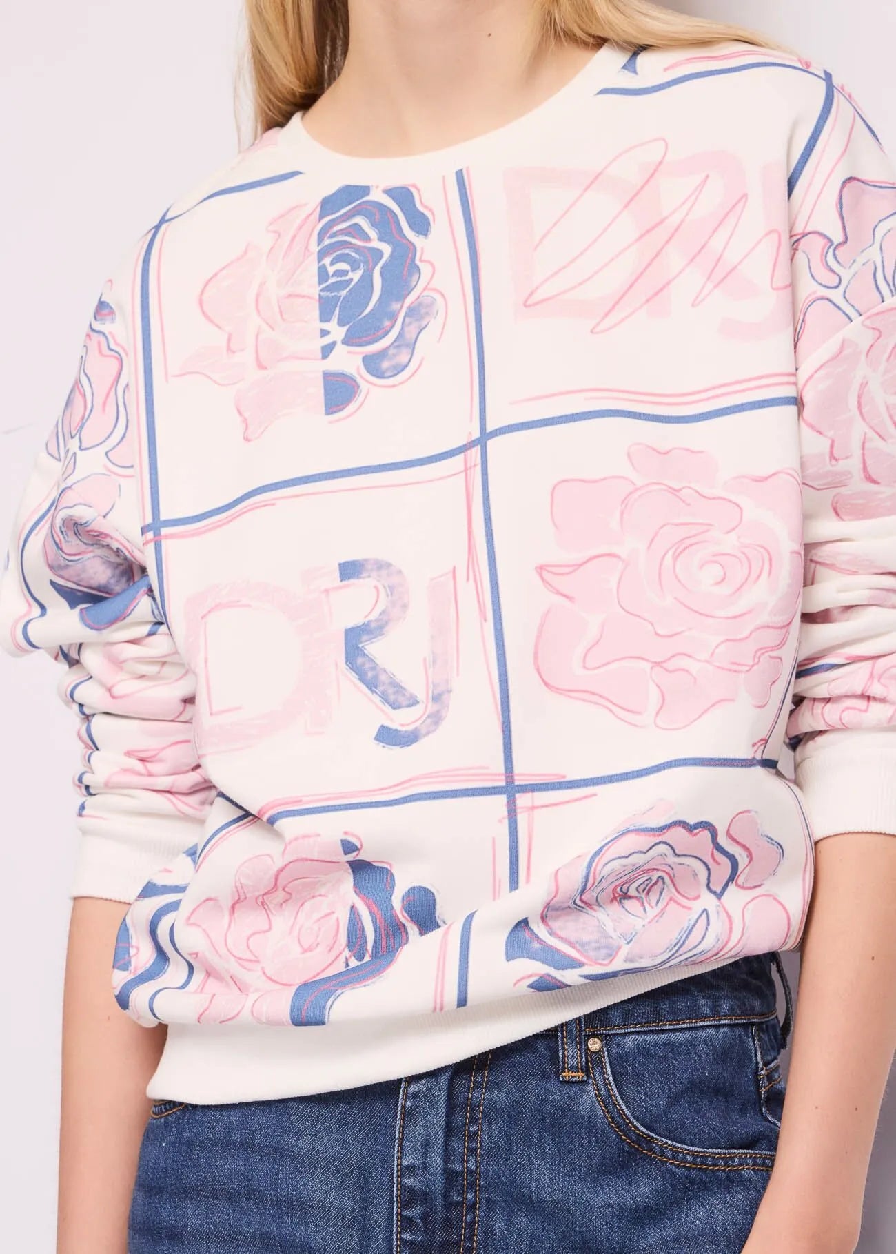 Felpa con stampa Denny Rose