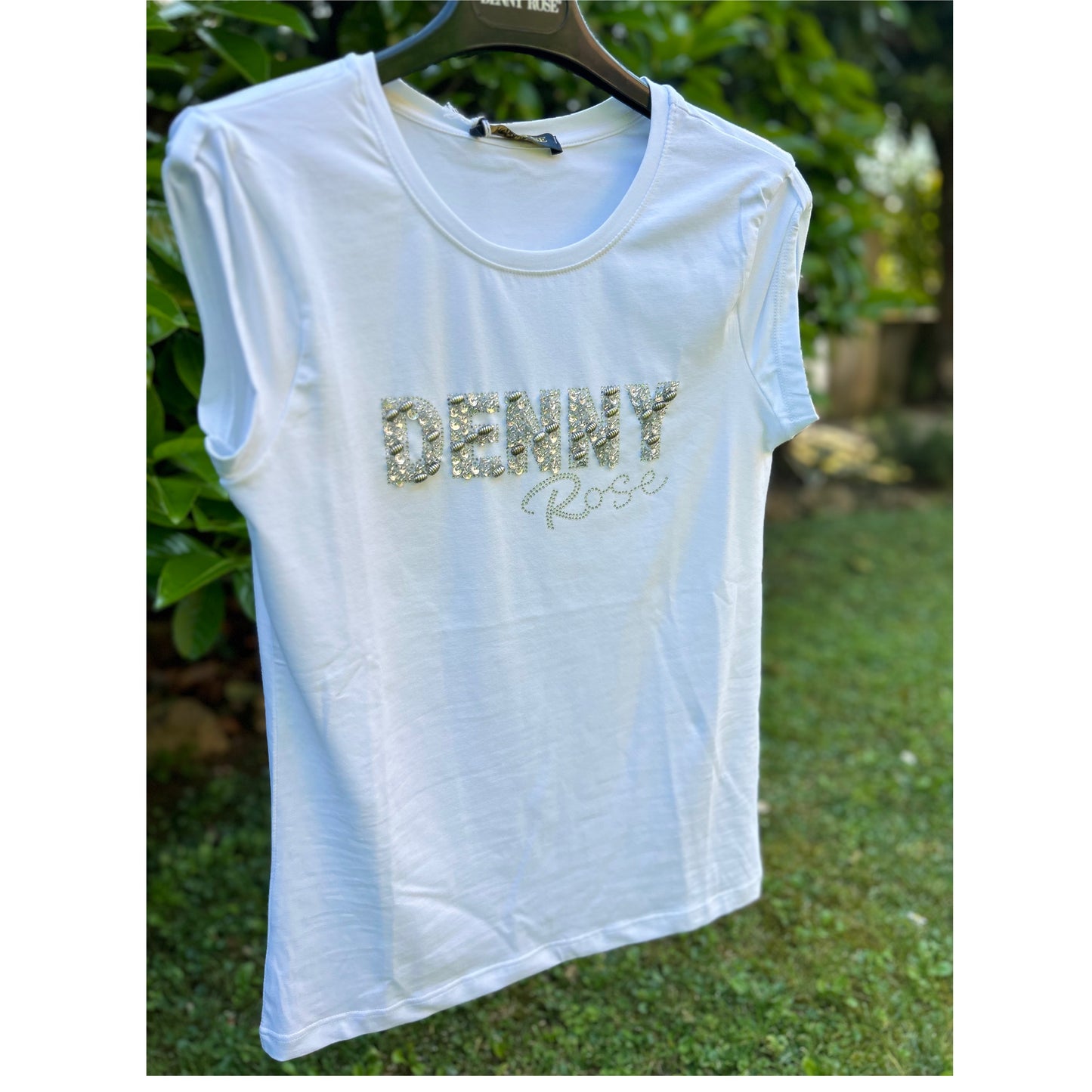 T-Shirt con logo Denny Rose - topshopbagnolo