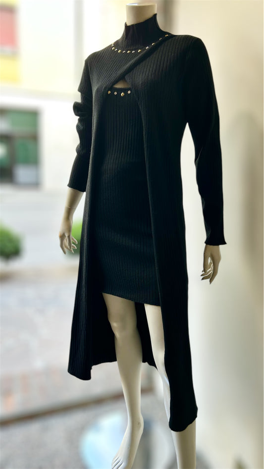 Completo Abito più Cardigan Denny Rose