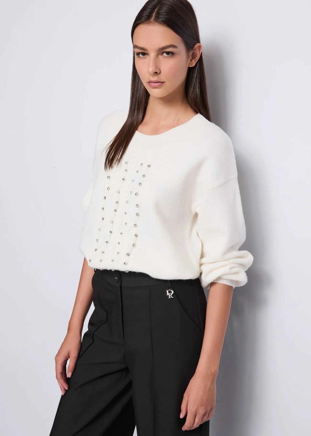 Maglia con strass Denny Rose - topshopbagnolo