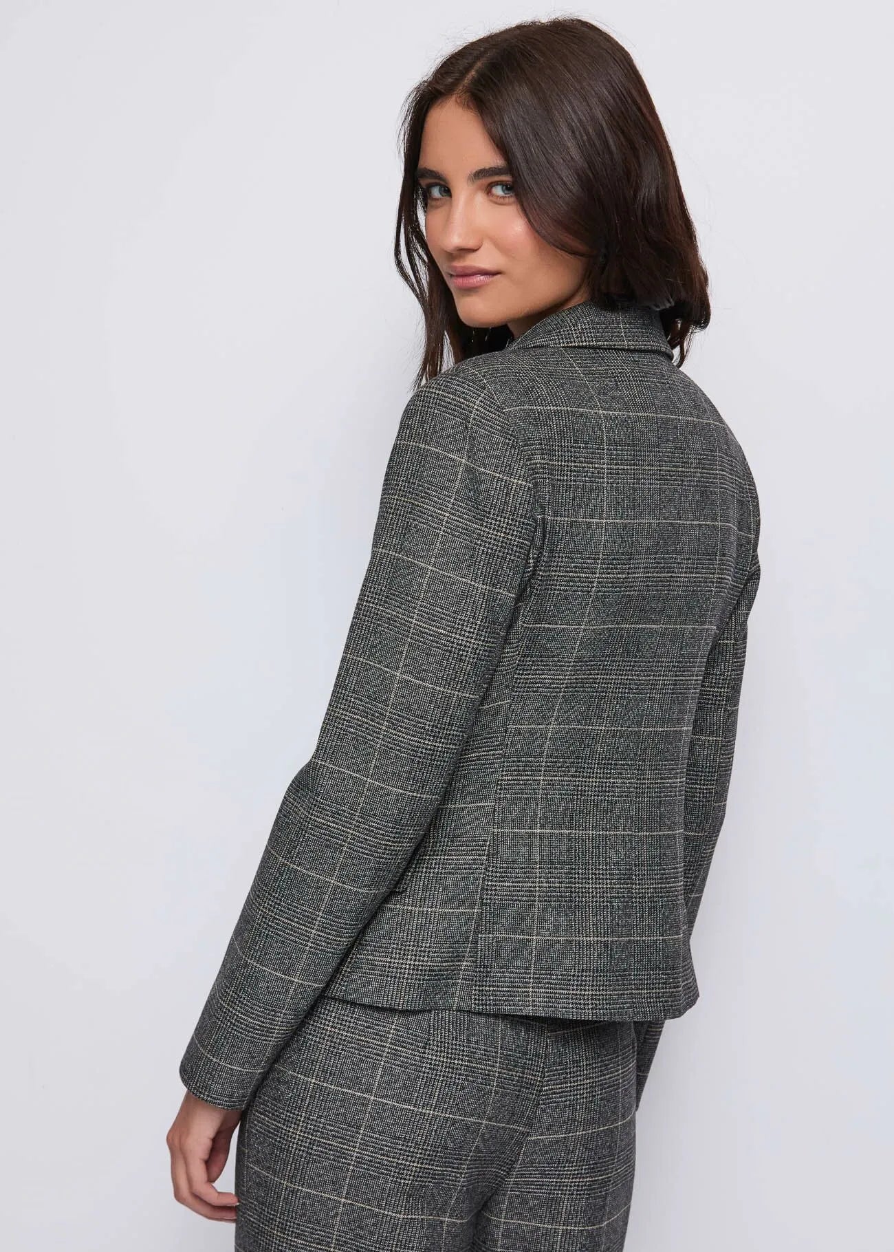 Blazer Giacca motivo check Denny Rose